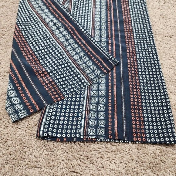 Anthropologie Sanctuary Wide Leg Navy Printed Palazzo Pants Medium - Picture 3 of 7